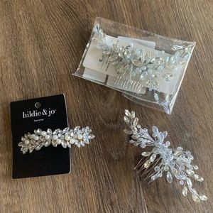 Bridal hair clips